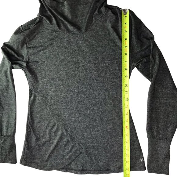 SPLITS FIFTY-NINE 59 Hoodie Hooded Sweatshirt Pullover Stretch Women's S Gray LS - Picture 8 of 16